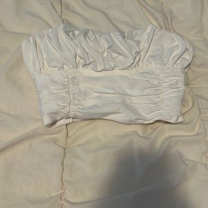 Zara White Tube Top